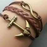 Vintage Golden Anchor Infi..